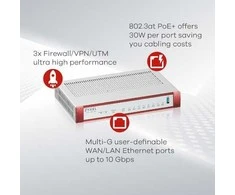 Maršrutizatorius ZYXEL USG FLEX 200 H, USER-DEFINABLE PORTS WITH 2*2.5G &amp; , 6*1G, USB WITH 1 YR ENTRY DEFENSE PACK