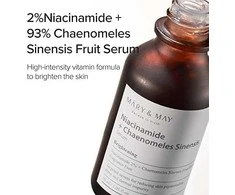 Mary&amp;May Niacinamide + Chaenomeles Sinensis Serum šviesinantis ir normalizuojantis serumas, 30 ml