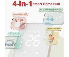 Matter Smart nuotolinio valdymo pultas SwitchBot Hub 2 WiFi HomeKit BLE IR