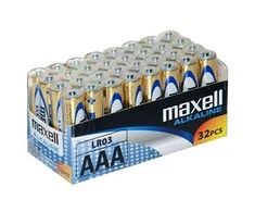 Alkalinė Baterija - Maxell LR03 AAA 32 Vnt. 1.5V