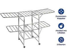 Wenko Steel Skalbinių džiovykla MOBILE sulankstoma, nerūdijančio plieno