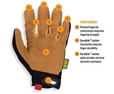 Mechanix Wear Pirštinės MECHANIX Durahide™ Original® Leather XL dydis