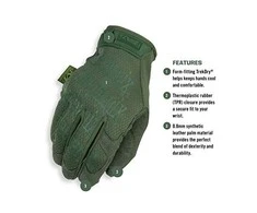 Mechanix Wear Pirštinės Mechanix The Original® Olive Drab XL dydis. Velcro, dirbtinė oda, TrekDry®