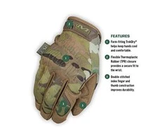 Mechanix Wear Pirštinės Mechanix The Original® Multicam® Camouflage M dydis. Velcro, dirbtinė oda, TrekDry®