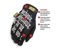 Mechanix Wear Pirštinės The Original® juodos S dydis. Velcro, dirbtinė oda, TrekDry®