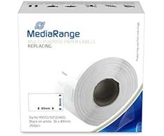 MediaRange ge taśma drukarska 36x89mm juoda-balta Dymo 99012/S0722400 260Stk