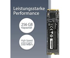 MediaRange M.2 SSD SATA 3 256GB TLC NAND Juodas