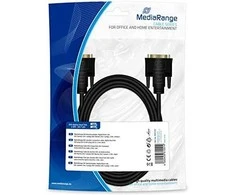 MediaRange DVI Anschlusskabel 2x DIV (24+1-polig) 2m juodas