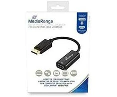 Adapteris AV MediaRange Konwerter HDMI-DisplayPort MediaRange MRCS175 juoda