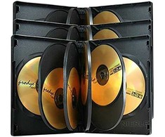 MediaRange DVD-Leerhülle für 8 Dics 27mm juodas 3pcs