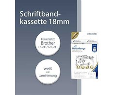 MediaRange MediaRange Schriftbandka. Brother TZ-241/Tze-241 18mm, 8m sw