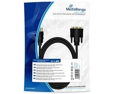 MediaRange HDMI – DVI-D kabelis 2m juodas (MRCS185)