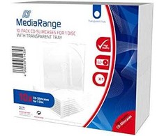 „MediaRange MediaRange BOX32-T“ CD dėklai, 1 disko dėklas, permatomas