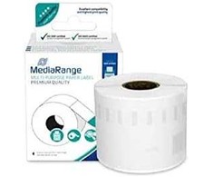 MediaRange Papieretiketten komp. Dymo 54x101mm 220 Stk.sw/ws