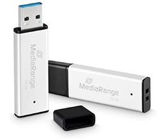 MediaRange High Performance 512 GB, USB-Stick - sidabrinis/juodas, USB-A 3.2 Gen 1