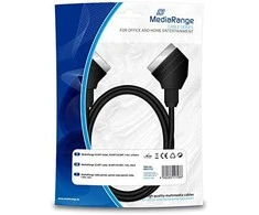 MediaRange Scart – 1,4 m juodas Scart laidas (MRCS152)