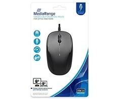 „MediaRange MROS213“ pelė biurui, dešinė pusė, USB A tipo, optinė, 1000 DPI