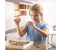 Melissa &amp; Doug Medinių karoliukų vėrimo rinkinys Delux 220 d. Melissa ir Dougas, 14169