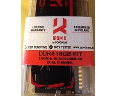 GOODRAM IRDM X DDR4 16GB 2x8GB 3200MHz CL16 DIMM Juodas