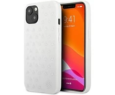 Mercedes MEHCP13LESPWH Apple iPhone 13 Pro/ 13 6,1″ baltos spalvos kietas dėklas Sidabrinis Stars Pattern