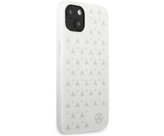Mercedes MEHCP13SESPWH Apple iPhone 13 mini 5,4″ baltos spalvos kietas dėklas Sidabrinis Stars Pattern