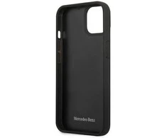 Mercedes Benz Apple iPhone 13 Mini Mercedes Carbon dėklas Dynamic Line (MEHCP13SRCABK) juodos spalvos