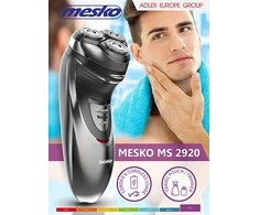 Barzdaskutė Mesko | Elektrinis skustuvas | MS 2920 | sidabras