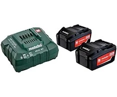 METABO.BATERIJA 18V 5,2Ah x2 + ĮKrovimas