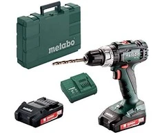 Akumuliatorinis suktuvas/gręžtuvas BS 18 L 2x2,0 Ah 13 mm, Metabo