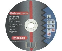Diskas pjovimui 350x3,0x25,4 mm / A36-S. CS 23-355, Metabo