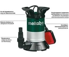 Vandens siurblys Metabo TP 13000 S; 550 W
