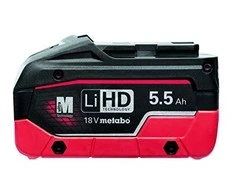 Akumuliatorius 18 V 5,5 Ah LiHD, Metabo