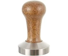 Kiti Nerūdijantis plienas tamper with wooden handle Motta, 58 mm
