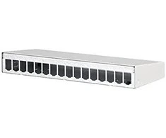 METZ CONNECT modulio AP korpusas 16 prievadų, grynai baltas, neįrengtas