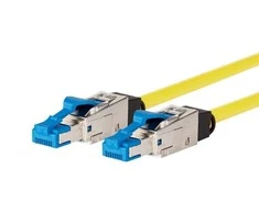 METZ CONNECT Patchkabel 40G AWG 26 1,0 m gelb