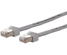 METZ CONNECT Patchkabel Cat.6 Ultraflex500 VoIP AWG 26 3,0 m grau
