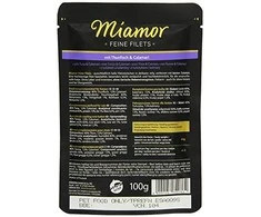 MIAMOR Feine Filets Tunas su kalmarais - šlapias kačių maistas - 100g