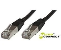 MicroConnect Patrikas, FTP, CAT6, 2m, Juoda (B-FTP602S)