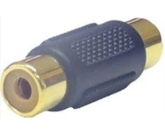 AV adapteris MicroConnect RCA (Cinch) - RCA (Cinch) juoda (AUDAGG)