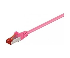 MicroConnect RJ- 45 / RJ- 45 cat6 F / UTP Rožinė 3m (B- FTP603PI)