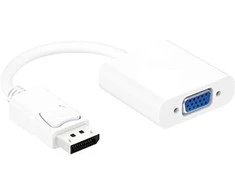 AV adapteris MicroConnect Rodyti Uostas - D-Sub (VGA) balta (DPVGA15CMW)