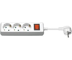 MicroConnect Rozgałęziacz 1,5 m 3 x gniazdo jungiama į tinklą wewnętrzna balta (GRU003W-SWITCH)