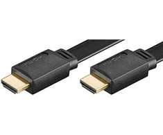 Kabelis MicroConnect HDMI – HDMI 1.5m juoda (HDM19191.5V1.4FLAT)