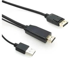 MicroConnect HDMI į DisplayPort keitiklis