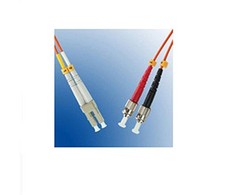 MicroConnect LC - ST - 62.5/125 - 0.5 m - LC - ST - Male/Male - Oranžinis
