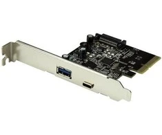 Kontrolierius MicroConnect 1 x USB 3.1 Tipas C + A, PCIE