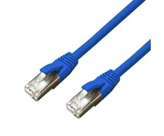 MicroConnect CAT6A S / FTP 0.5m Mėlyna LSZH