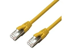 MicroConnect CAT6A S / FTP 5m geltonasis LSZH