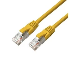 MicroConnect CAT6A UTP 0,25 m geltona LSZH
