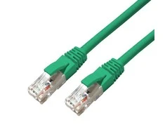 MicroConnect CAT6A UTP 0.5m Žalias LSH
